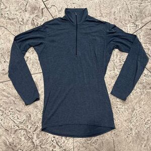 Grey Patagonia Capilene long sleeve 1/4 zip